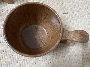 Chất lượng cao keo cà phê bằng gỗ bia Mugs/Gỗ tự nhiên uống cup với nắp xử lý cho đồ ăn quà tặng trang trí nội thất - Product Image 5