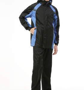 Conjunto de Chaqueta y Pantalones Impermeables con Capucha de Alta Calidad para Hombre, Marca OEM, para Viajes al Aire Libre - Product Image 2