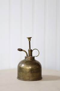 Brass Watering Can White Ceramic Body Durable Design For <b>Gardening</b> - Product Image 3