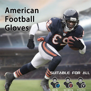Best Silicone Grip Football Receiving <b>Gloves</b> American Flag <b>Thin</b> Breathable Football Receiver <b>Gloves</b> for Men Adult Wide Receivers - Product Image 3