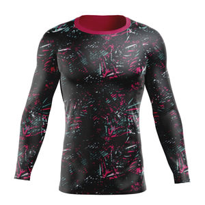 Custom logo Design Top Quality Rashguard Wholesale Short Sleeve MMA <b>Rash</b> <b>Guard</b> Bjj Custom Printed Clothing <b>Mens</b> <b>Rash</b> <b>Guard</b> - Product Image 4