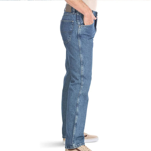 Pantalones Vaqueros Holgados para Hombre, Estilo Urbano, Desgastados, Ajustados, de Mezclilla de Algodón de Alta Calidad, Disponibles en Todas las Tallas, Cintura Elástica - Product Image 5