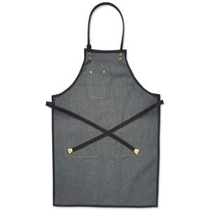 Tablier en jean en gros, tablier de barbier personnalisé, tabliers professionnels pour la coupe de cheveux - Product Image 2