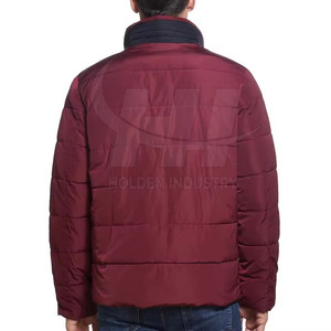 Veste matelassée en coton à finition lisse, veste matelassée en coton au look épuré, veste matelassée en coton à surface douce - Product Image 4