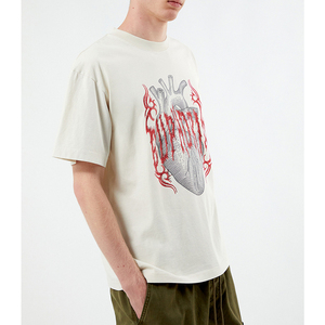เสื้อยืดสตรีทแวร์ผู้ชาย ผ้าฝ้าย 180 GSM พร้อมบริการ OEM ดีไซน์ใหม่สุดพิเศษจากซัพพลายเออร์ปากีสถาน - Product Image 4
