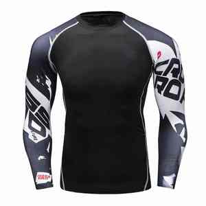 Camiseta de Manga Larga Rash Guard, Talla y Diseños Personalizados para Hombre, Ropa Deportiva con Estampado por Sublimación, Camiseta Deportiva Cómoda - Product Image 5