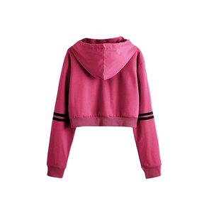 เสื้อฮู้ดสตรีทแวร์ผ้าฟลีซสำหรับผู้หญิง คอลเลคชั่นฤดูใบไม้ร่วง-ฤดูหนาว ปี 2024 ทรงหลวม สีพื้น เสื้อคลุมลำลอง ปักลาย 3 มิติ พิมพ์ลายด้านหน้าแบบรักษ์โลก - Product Image 6