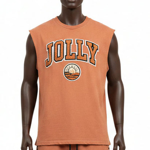 เสื้อกล้ามโปรโมชั่นขายส่ง เสื้อกล้ามผู้ชายแบบสั่งทำ เสื้อกล้ามผู้ชายคัตติ้งลึก เสื้อกล้ามออกกำลังกายผู้ชาย - Product Image 6