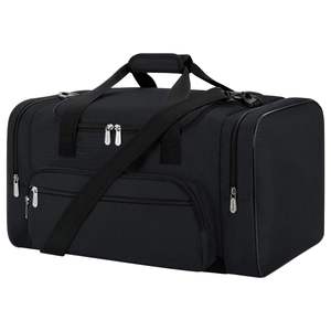 Multi Functional <b>Sports</b> Gym Duffel <b>Bag</b> High Capacity <b>Outdoor</b> Travel Holdall with Padded Strap Black - Product Image 2