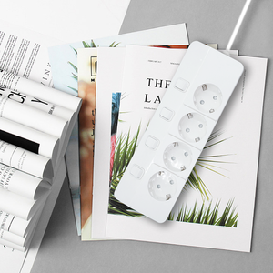 Nuevo Protector de Sobretensión Portátil, Mini Regleta con Interruptor, 4 Tomas de Corriente, Cable de Extensión de 2m, Enchufes para Electrodomésticos - Product Image 5