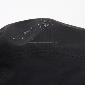 Quality Running Hat <b>Flat</b> Brim Five Panel Dry Fit Hats Camp Plain Blank Nylon Custom 5 Panel Camping Hat - Product Image 2