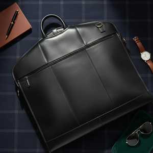 Estuche de Lujo Personalizado para Trajes, de Cuero Genuino, Resistente, con Cierre de Cremallera y Hebilla, Fácil de Transportar, LSC-0001 - Product Image 6