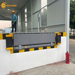 Stationary 8 Ton Hydraulic Dock Leveler 2200x2100mm with 2-Stage Emergency Safety System - Product Image 1