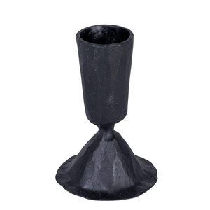Porte-bougie décoratif en métal miniature noir - Product Image 2