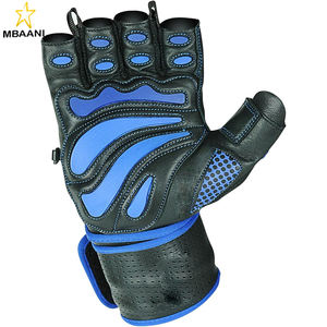 Guantes de Gimnasio de Cuero Elite con Muñequeras Integradas de 2 Pulgadas de Ancho, Diseño para Levantamiento de Pesas, Powerlifting y Fisicoculturismo - Product Image 6
