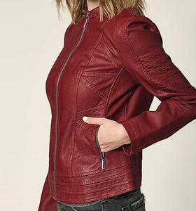 Premium Quality <b>Women</b> Genuine <b>Leather</b> <b>Jacket</b> New Arrival Stylish Slim Fit Windproof <b>Long</b> Sleeve Casual Wear Biker <b>Jacket</b> - Product Image 6