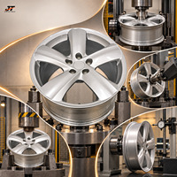 Jantes en aluminium forgé 5 branches Twin Star concaves argent satiné 18-22 pouces 5x114.3 5x120 5x130 pour Audi Mercedes