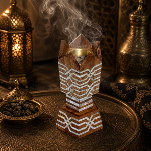 Best Selling MOP Inlay Bakhoor Burner Set Star Shaped Tray and Storage <b>Box</b> Shell Inlay Arabic Incense Burner <b>Ramadan</b> Eid <b>Gift</b> - Product Image 6