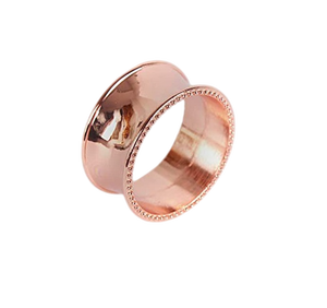 Anillo para Servilletas de Oro Rosa, Accesorio de Decoración de Mesa de Metal, Diseño Elegante, Decoración de Mesa de Aleación de Zinc, Anillo para Servilletas - Product Image 1