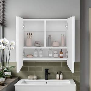 Argos 2 porte 3 mensola armadietto dei medicinali con 2 specchi per bagni - Product Image 2