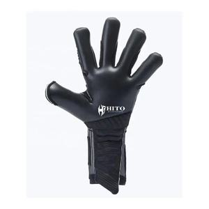 High Quality <b>Goalkeeper</b> <b>Gloves</b> German Latex Backhand Rubber Inject Negative Roll Customized Design And Logo Removable Strap - Product Image 3