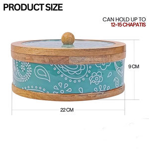 Marmite en bois avec couvercle résistant à la chaleur idéale pour servir des repas chauds ou stocker des aliments Ustensiles de cuisine durables et élégants pour un usage quotidien - Product Image 4