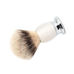 Brocha de Afeitar de Pelo Sintético para Hombre con Mango de Madera para Salón y Cuidado de la Barba, Herramientas Profesionales de Salón, Madera Cómoda - Product Image 2
