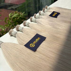 Cheveux humains blonds en gros, 100% naturels, cheveux vietnamiens de qualité supérieure, vierges, super double drawn, tendance - Product Image 2