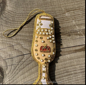 Handmade Embroidered Beaded <b>Union</b> <b>Jack</b> Flag Ornament Trendy Christian Unisex Christmas Tree Hanging Decoration Buckingham Palace - Product Image 2