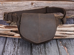 Vintage Fashion Unisex Multi-function Genuine Leather Waterproof Fanny Pack Waist Bag Casual Mobile Phone Purse Pocket Outdoor - Product Image 4