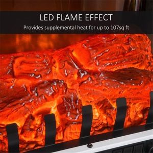 Caminetto Elettrico Bianco da 23 Pollici 750W/1500W, Riscaldamento Domestico Elegante ed Efficiente - Product Image 6