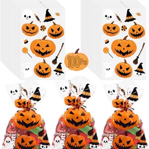 Sacchetti Trasparenti per Dolcetti di Halloween, 100 Pezzi, 6 X 9 Pollici, 2,5 Mil, Cristallini - Product Image 3