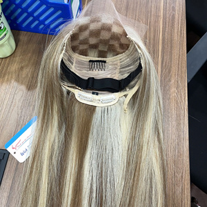 SUPER OFERTA Peluca de cabello humano vietnamita, extensiones lisas color piano, con raya libre, lista para enviar - Product Image 4