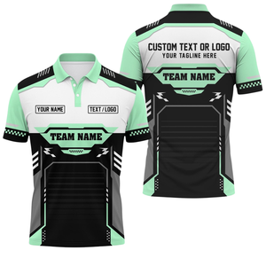 เสื้อแข่งมอเตอร์ไซค์แบบสั่งทำพิเศษ ผ้าโพลีเอสเตอร์ 100% ระบายอากาศ กันลม แห้งเร็ว แขนยาว สำหรับทีมมอเตอร์ไซค์ - Product Image 5