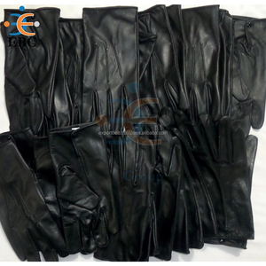 Guantes de algodón blancos antideslizantes OEM para ceremonias, conductores, camareros, inspección de verano, para montar a caballo, hechos a mano con botón a presión - Product Image 3