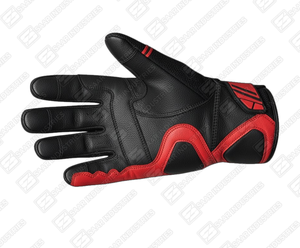 Guantes de Carreras Unisex con Pantalla Táctil, Impermeables, de Cuero PU, Ligeros, con Protección de Nudillos de Carbono y Cierre de Gancho y Bucle - Product Image 3