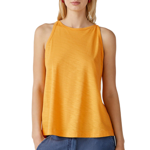 Camiseta sin mangas de estilo urbano de alta gama para mujer, material transpirable, ajuste cómodo, construcción ligera, costuras duraderas, aspecto moderno - Product Image 3