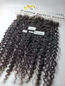 13x4 HD ลูกไม้หน้าผากพม่าหยิกสีธรรมชาติต่อผมมนุษย์จากโรงงานเวียดนาม - Product Image 2