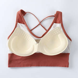 Soutien-gorge de sport à séchage rapide et à maintien élevé pour femmes |   Vêtements de sport simples et solides, respirants, écologiques et de haute qualité pour le yoga et l'entraînement - Product Image 5