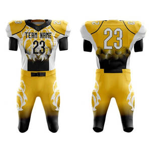 Jersey de Fútbol Americano de Alta Calidad de 8 Paneles - Nuevo Uniforme Personalizado a la Moda, 100% Poliéster, Secado Rápido, Transpirable, Manga Corta - Product Image 6