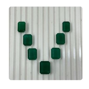 Esmeralda Natural de Zambia, Corte Octogonal, Juego de 7 Piezas, 90.76Ct, Verde AAAA, Gema Suelta, IGI, Ligeramente Aceitada, Gema al por Mayor en Venta - Product Image 5
