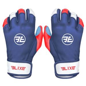 Gants de baseball/battage en cuir de chèvre de qualité professionnelle ELIXE SPORTS, logo personnalisé, fermeture auto-agrippante, gants durables - Product Image 4