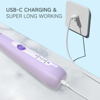 Cepillo de Dientes Eléctrico Sónico con Cerdas Suaves Inteligentes, Resistente al Agua IPX7, Apto para Autocaravanas, 3 Modos, Blanqueamiento Dental para Niños