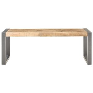 Tavolino da Caffè in Legno di Mango Grigio Resistente, Arredamento Durevole ed Elegante - Product Image 2