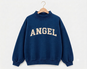 Women's <b>Mock</b> <b>Neck</b> Sweatshirt High Quality Cotton Fleece Custom Team Wear OEM Factory Production - Product Image 6