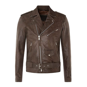 Nueva Llegada 2026 Chaqueta de Cuero Sintético Acolchada Personalizada para Hombre, Corte Ajustado, Ropa Exterior para Motocicleta, Venta al Por Mayor Directa de Fábrica - Product Image 4