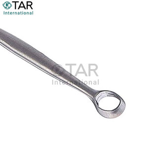 Cureta Dérmica Fox de Punta Redonda de 1 mm, de Acero Inoxidable, para Dermatología Quirúrgica, Podología, Raspador de Lesiones Cutáneas, Biopsia, Eliminación de Verrugas, Curetaje - Product Image 5
