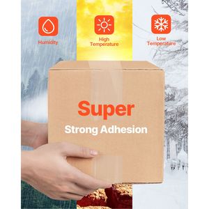 36 Rotoli di Nastro Adesivo Trasparente BOPP 1,88" X 65 Iarde, 2,7 Mil, per Imballaggi Resistenti, Nucleo da 3 Pollici - Product Image 3