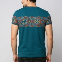 Kaos Rajut Oversize Pria Acid Wash O-Neck Lengan Pendek Streetwear 100% Katun Kasual Nyaman untuk Dipakai Sehari-hari Modern