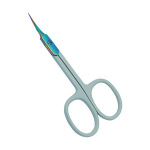 Ciseaux à cuticules en acier inoxydable de qualité supérieure, lames affûtées, pointe en forme de tour, outils de manucure, beauté, pliables - Product Image 1